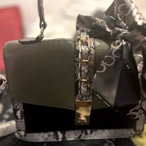 Aldo snakeskin purse